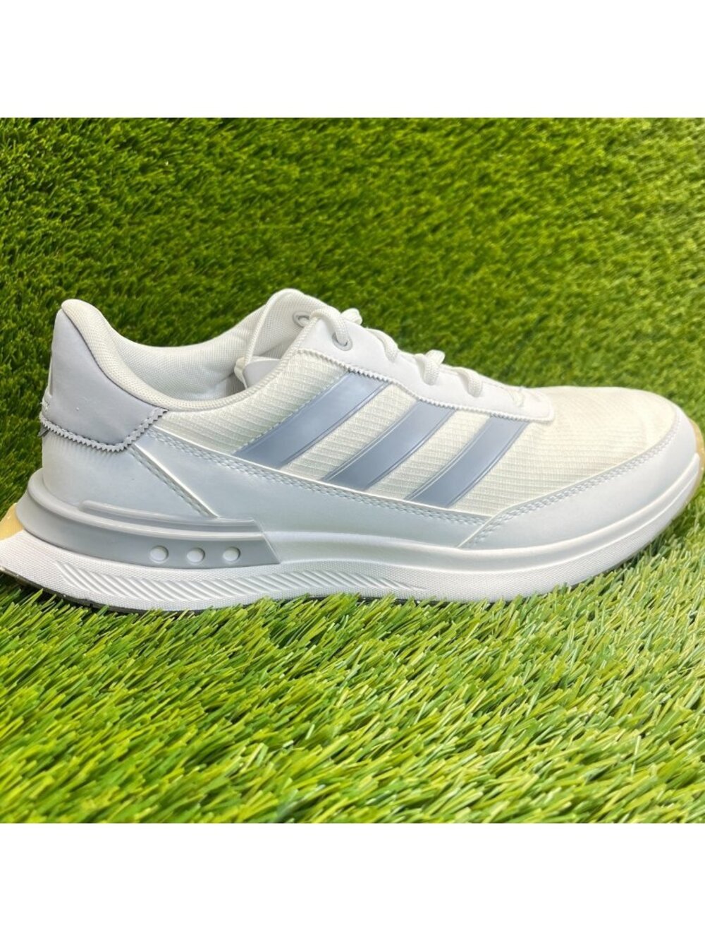 Adidas S2G SL 24 Mens Size 10 Cloud White Silver Running Spikeless Golf Shoes